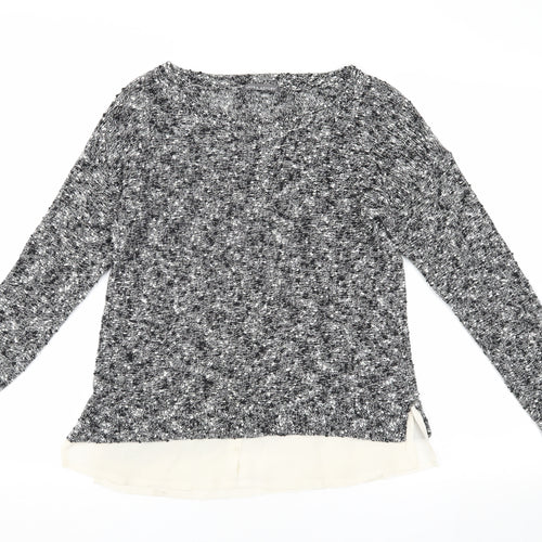 Laura Ashley Grey Women's Jumper, UK Size 10, Round Neck