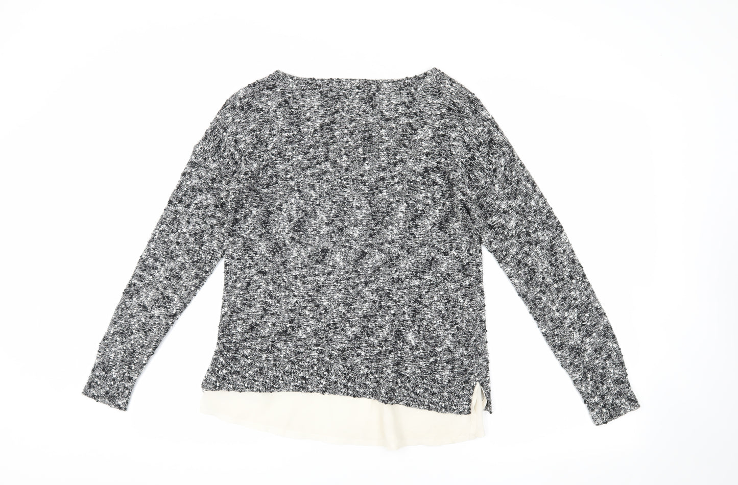 Laura Ashley Grey Women's Jumper, UK Size 10, Round Neck