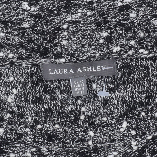Laura Ashley Grey Women's Jumper, UK Size 10, Round Neck