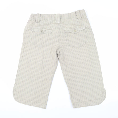 Fat Face Women's Beige Chino Shorts Size 12
