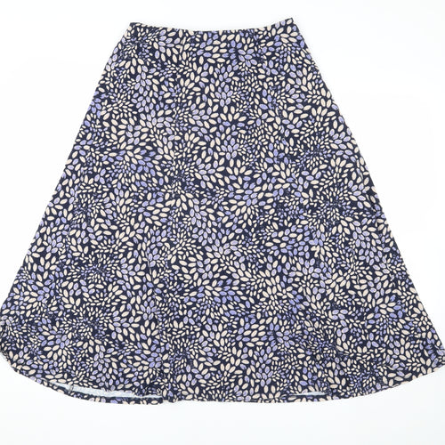 Eastex Women's Multicoloured Midi A-Line Skirt Size 14