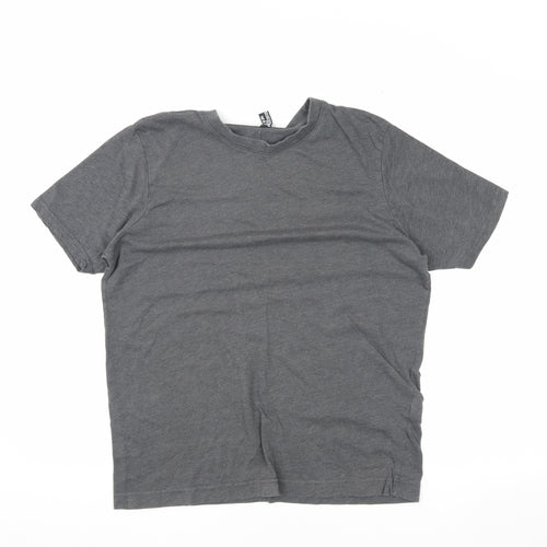 Donnay Men's Grey Crew Neck Short Sleeve T-Shirt, Size S