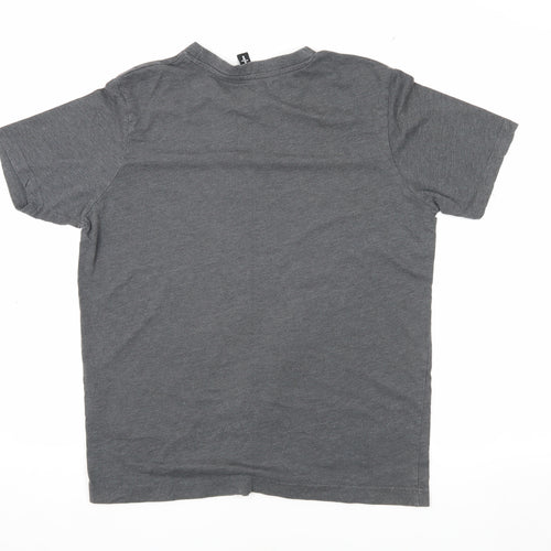 Donnay Men's Grey Crew Neck Short Sleeve T-Shirt, Size S