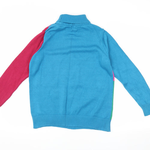 Kite Women's Multicoloured Mock Neck Pullover Jumper M