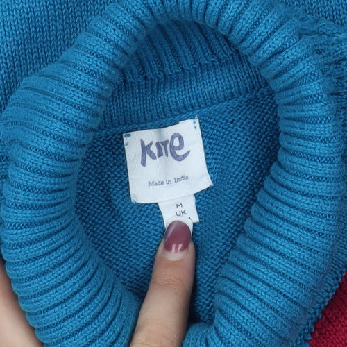 Kite Women's Multicoloured Mock Neck Pullover Jumper M
