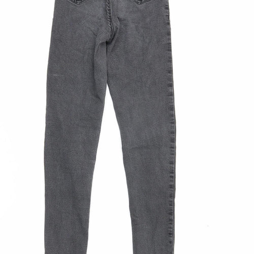 PrettyLittleThing Womens Black Disco Jeans Size 4