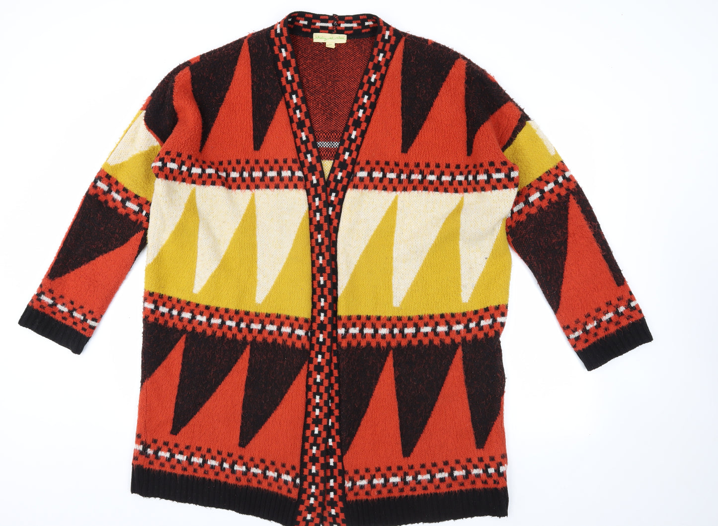 Staring at Stars Women's Multicoloured Geometric Cardigan, Size M
