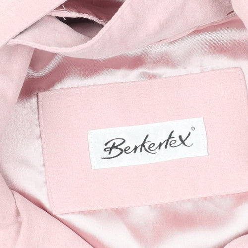 Berkertex Women’s Pink Hooded Jacket, Size 14