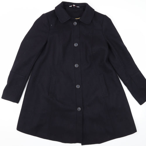 Maternity Women's Black Wool Coat, Size 12