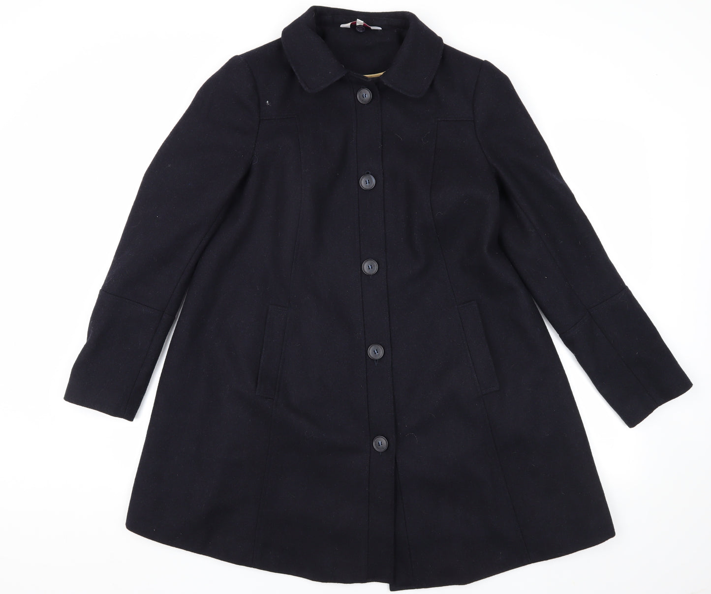 Maternity Women's Black Wool Coat, Size 12