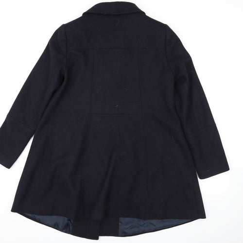 Maternity Women's Black Wool Coat, Size 12