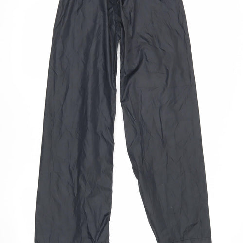 Trespass Boys Black Rain Trousers 11-12 Years Waterproof Active