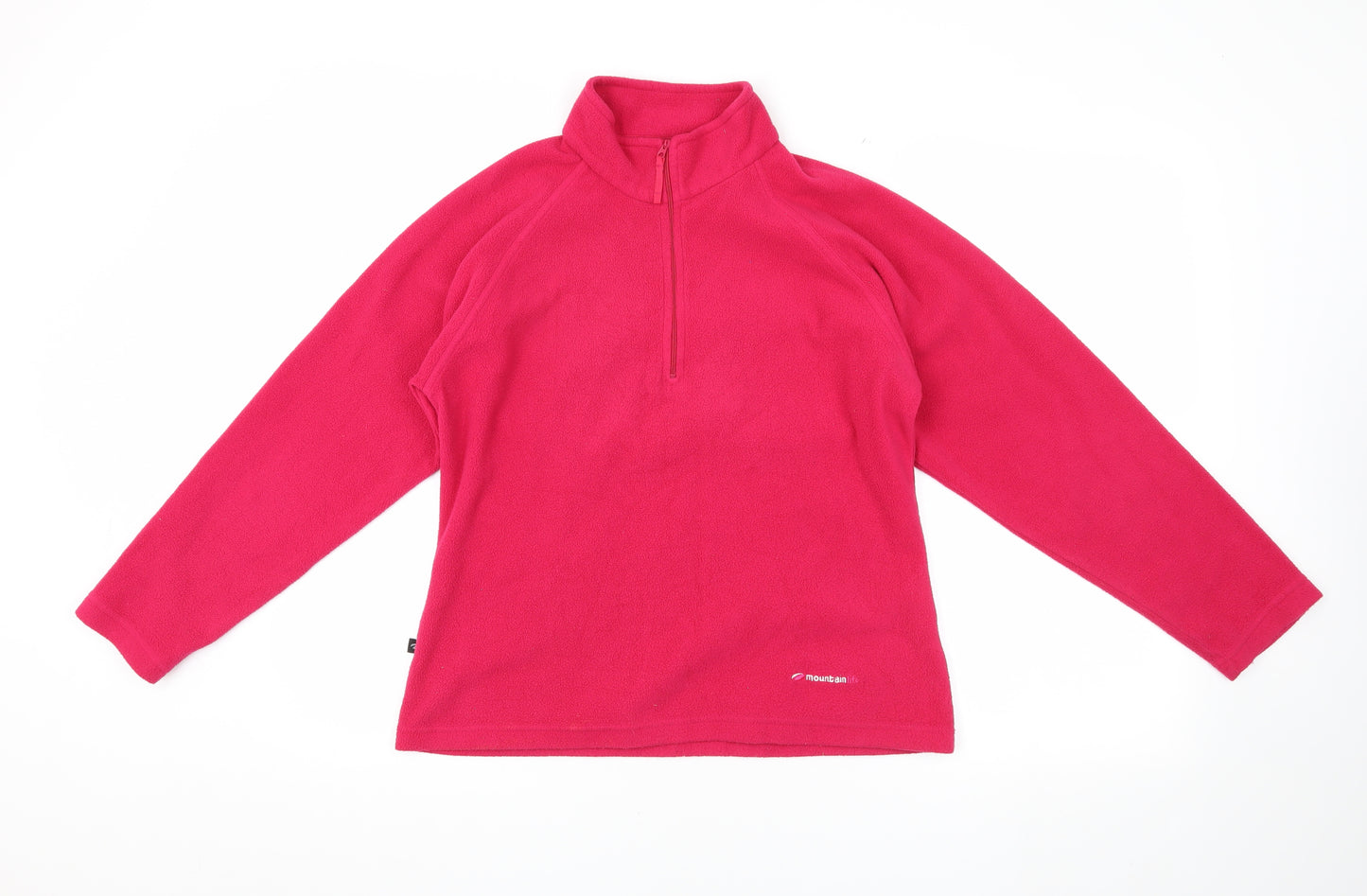 Mountainlife Women's Red Fleece Pullover Sweatshirt, Size 10