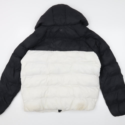 Mountain Warehouse Women's Black/White Puffer Jacket Size 16