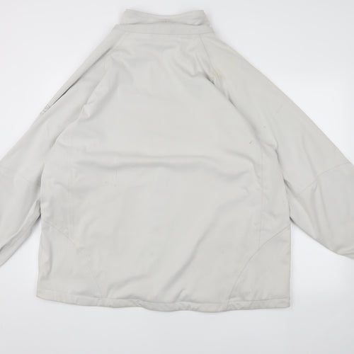 Firethorn Men's 2XL White Basic Jacket with Zip