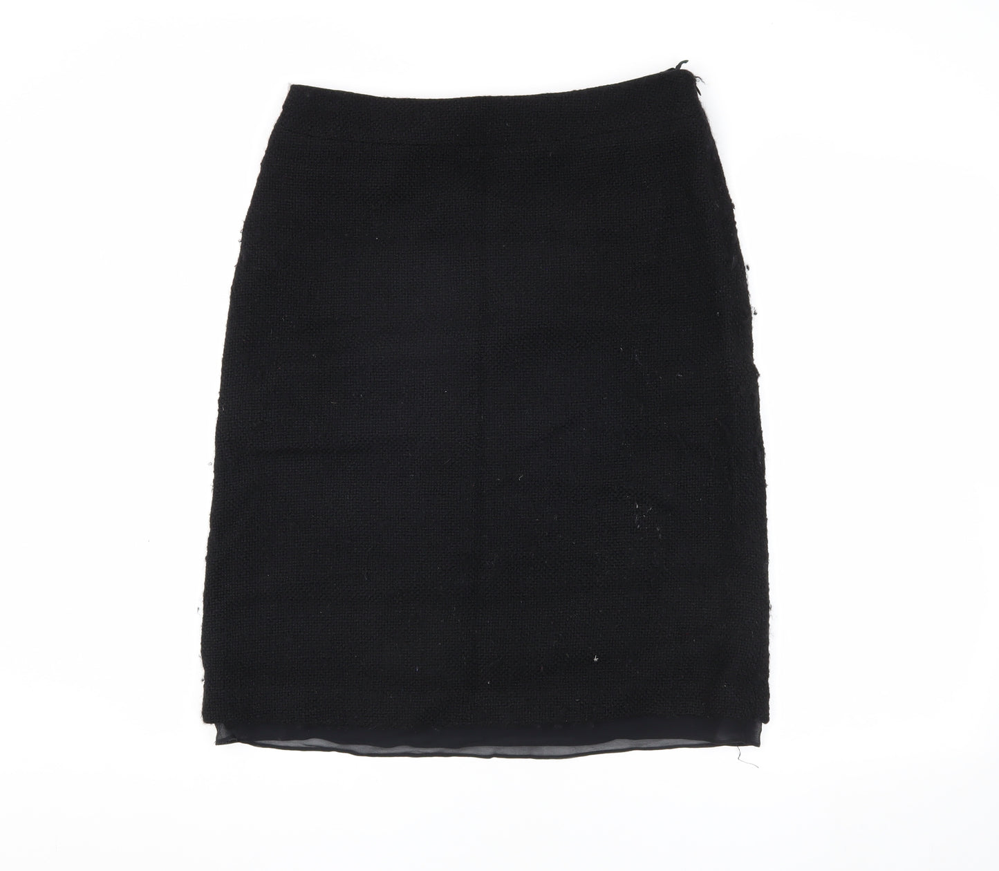 Banana Republic Women's Black Wool Pencil Skirt Size 10