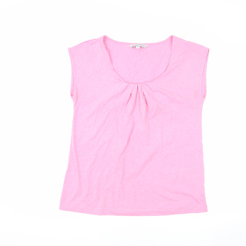 Crew Clothing Women's Pink Sleeveless Jersey T-Shirt Size 10
