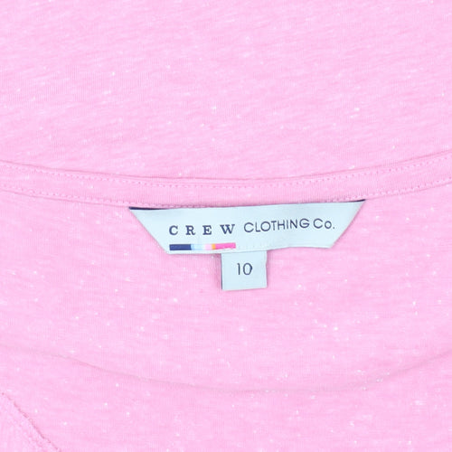 Crew Clothing Women's Pink Sleeveless Jersey T-Shirt Size 10