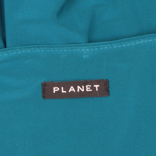 Planet Women's Green Sleeveless V-Neck Blouse - L