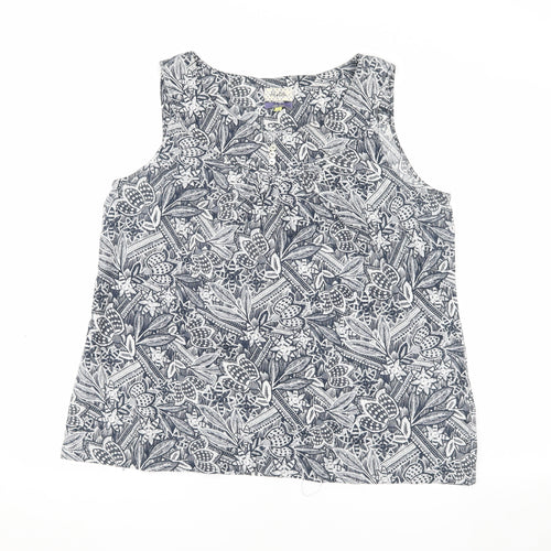 Heyton Women's Multicoloured Floral Tank Top Size 16