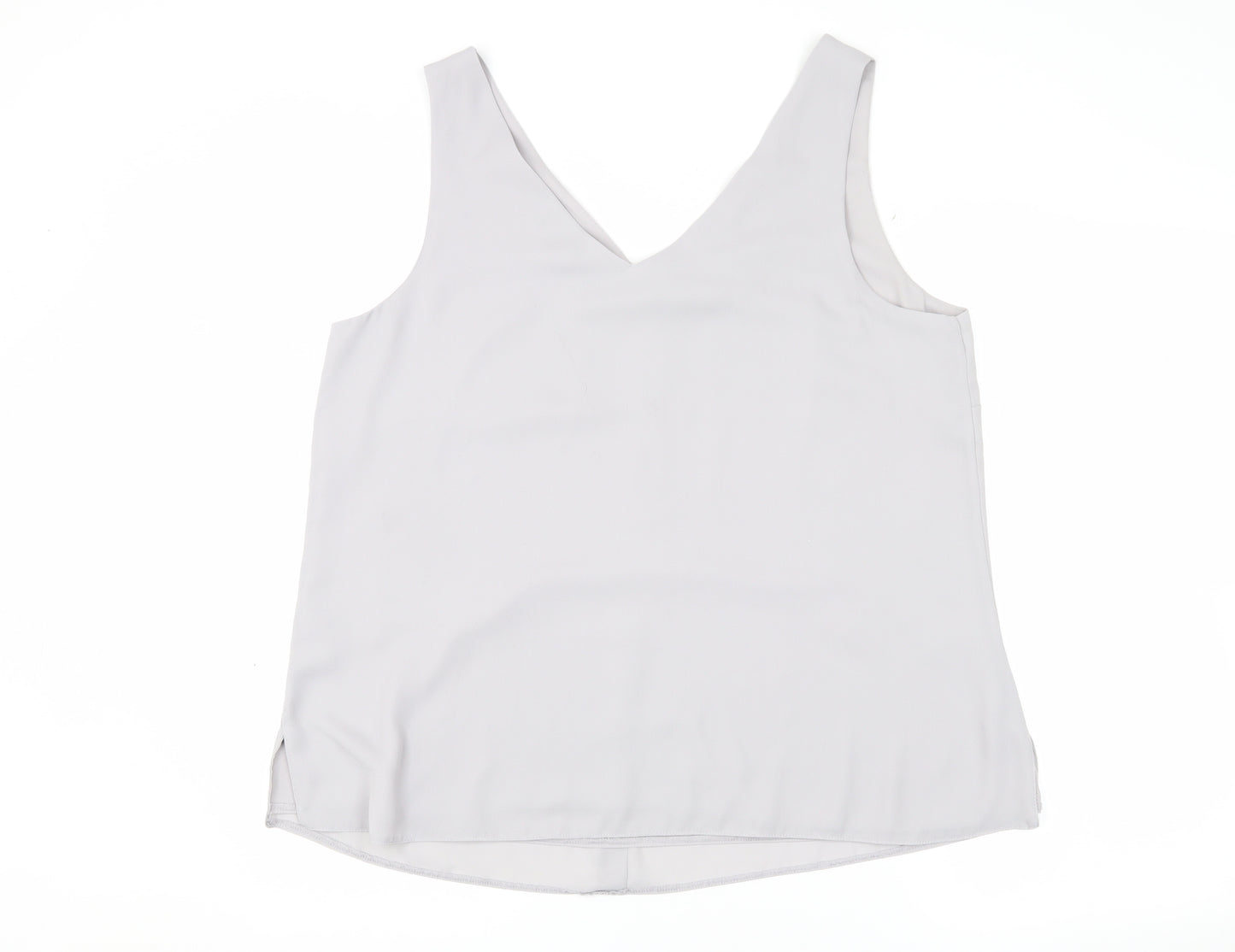 Wallis Women’s White V-Neck Tank Top Size 16