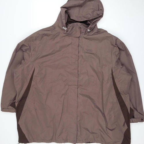 Regatta Men's Brown Waterproof Rain Coat Size 36