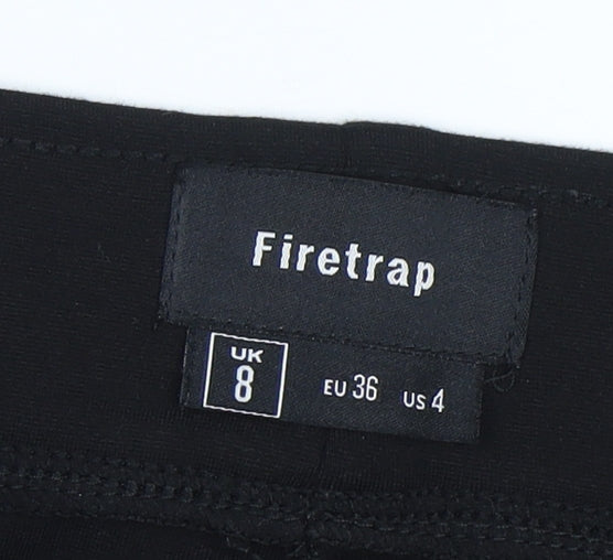 Firetrap Women's Black Leggings Size UK 8 Casual