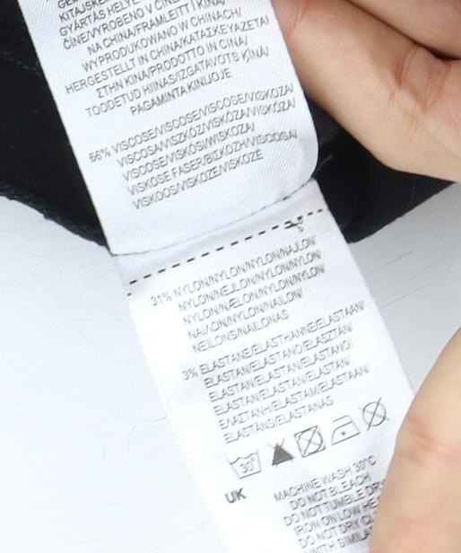 Firetrap Women's Black Leggings Size UK 8 Casual