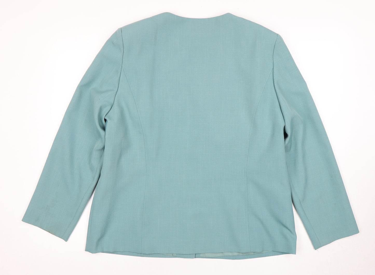 EWM Women's Blue Suit Jacket Size 18