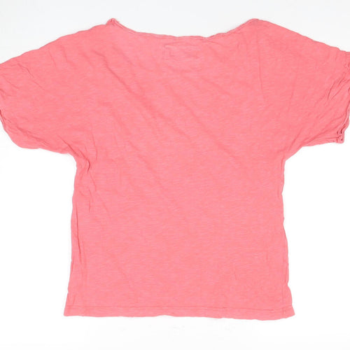 Whistles Women’s Pink Cotton Top, Size M