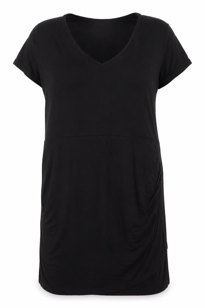 Country Warehouse Women's Black V-Neck Dress Size 18