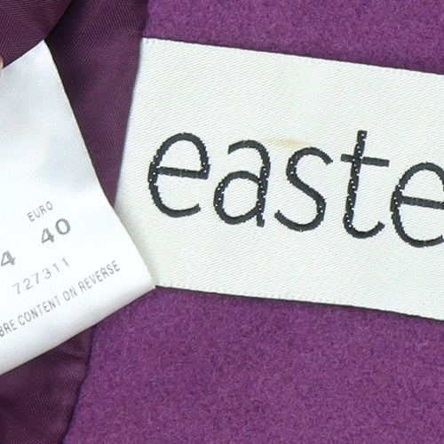 Eastex Women's Purple Wool Overcoat Size 14