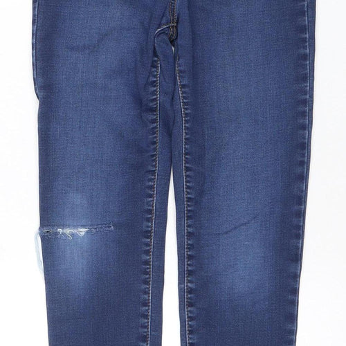 Boden Boys Blue Skinny Jeans 11 Years Cotton Blend Kids