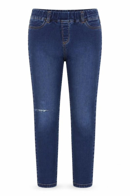 Boden Boys Blue Skinny Jeans 11 Years Cotton Blend Kids
