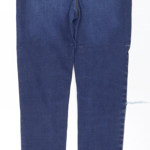 Boden Boys Blue Skinny Jeans 11 Years Cotton Blend Kids