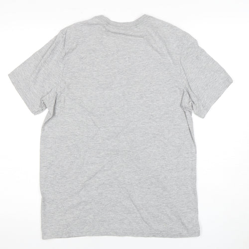 Adidas Men's Grey S T-Shirt Crew Neck