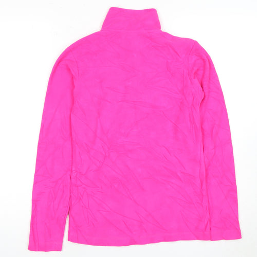 Gelert Girls Pink Fleece Sweatshirt 13 Years 1/4 Zip