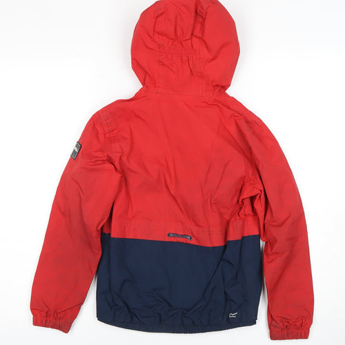 Regatta Boys Red Hooded Windbreaker Jacket 11-12 Years