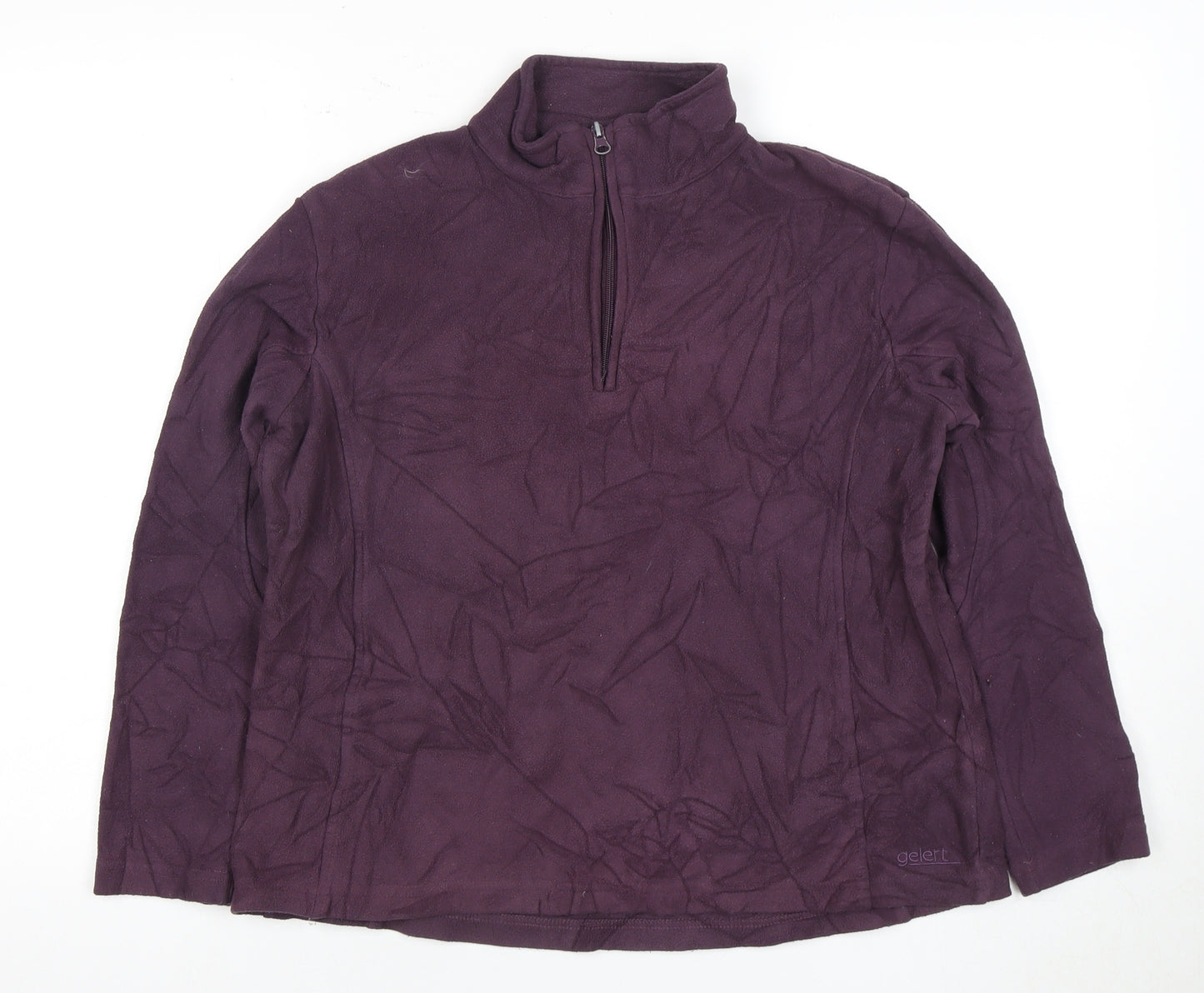 Gelert Women's Purple Fleece Pullover Sweatshirt, Size 12
