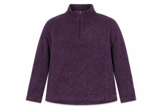 Front view of Gelert Women's Purple Fleece Pullover Sweatshirt, size 12