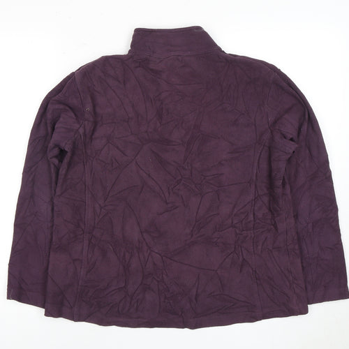 Gelert Women's Purple Fleece Pullover Sweatshirt, Size 12