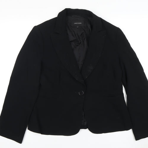 Jaeger Women's Black Tuxedo Blazer Size 12