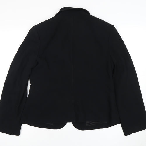 Jaeger Women's Black Tuxedo Blazer Size 12