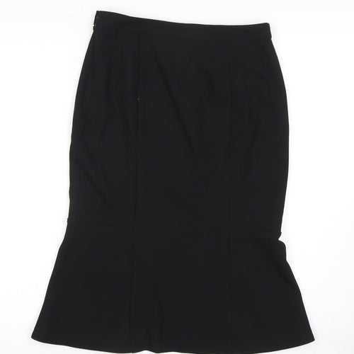 Laura Ashley Women's Black Trumpet Skirt - UK 8