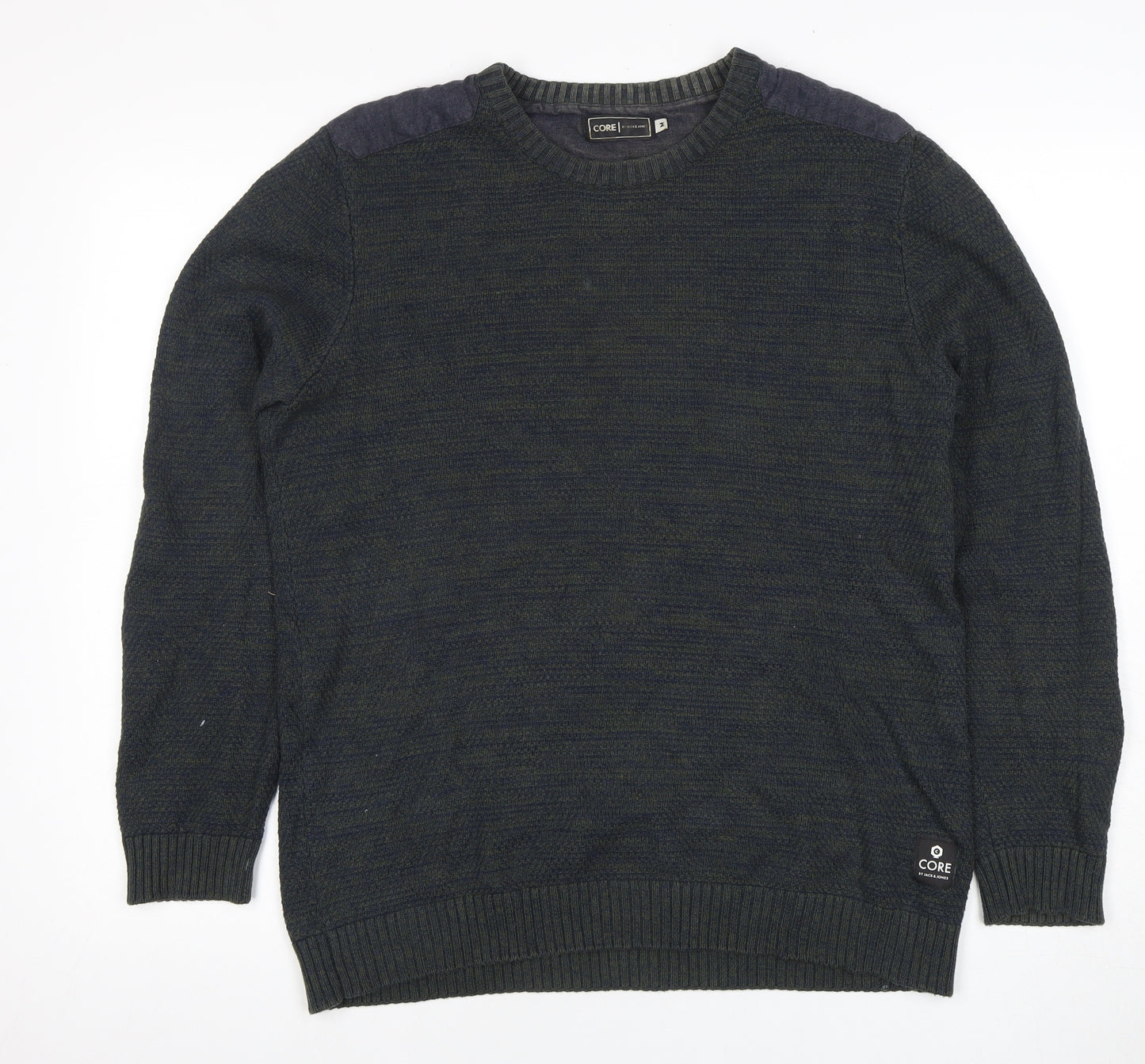 Jack & Jones Men's Blue Pullover Jumper, Size M