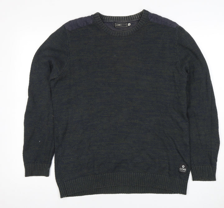 Jack & Jones Men's Blue Pullover Jumper, Size M