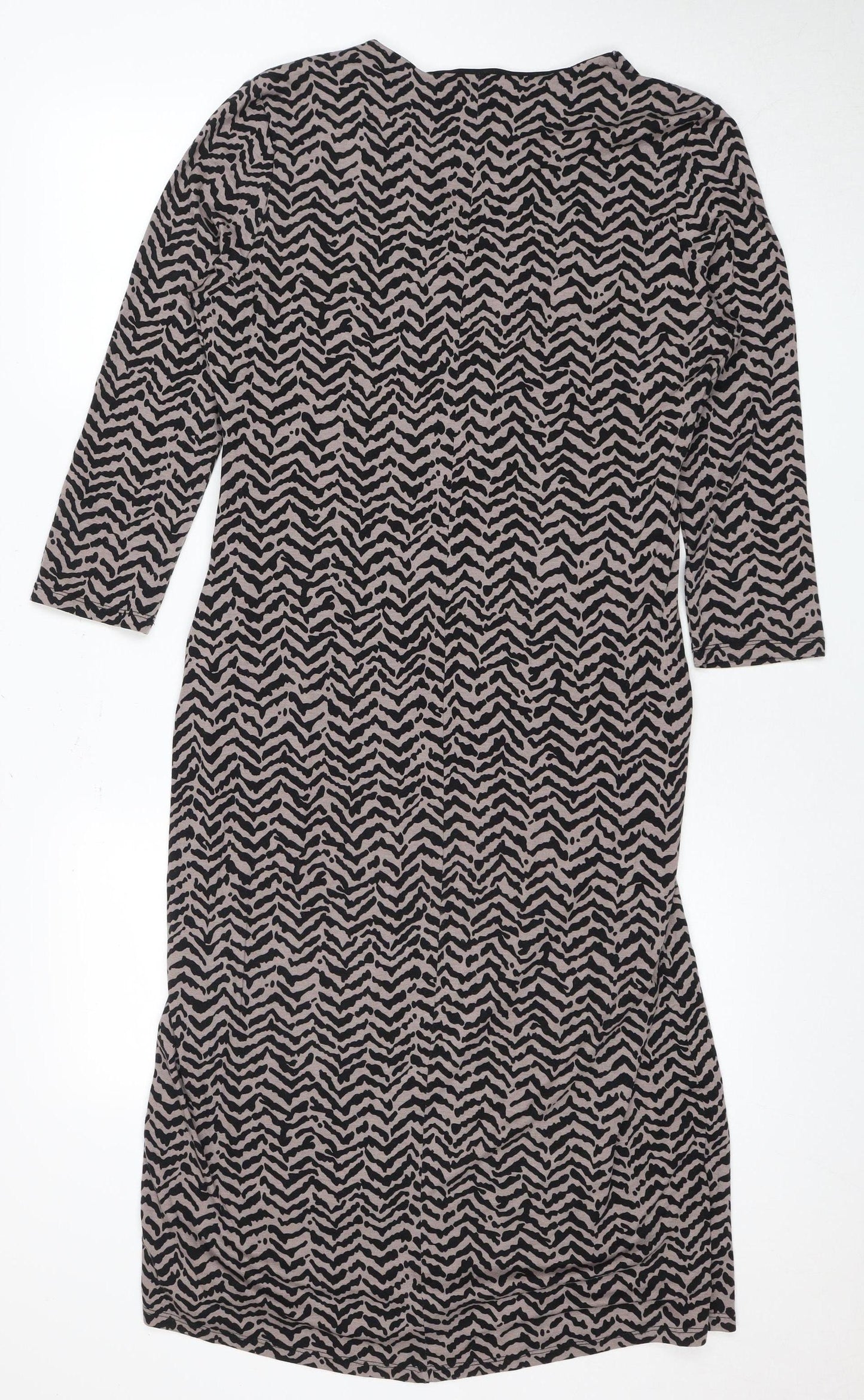 Viyella Women's Multicoloured Geometric Dress Size 10