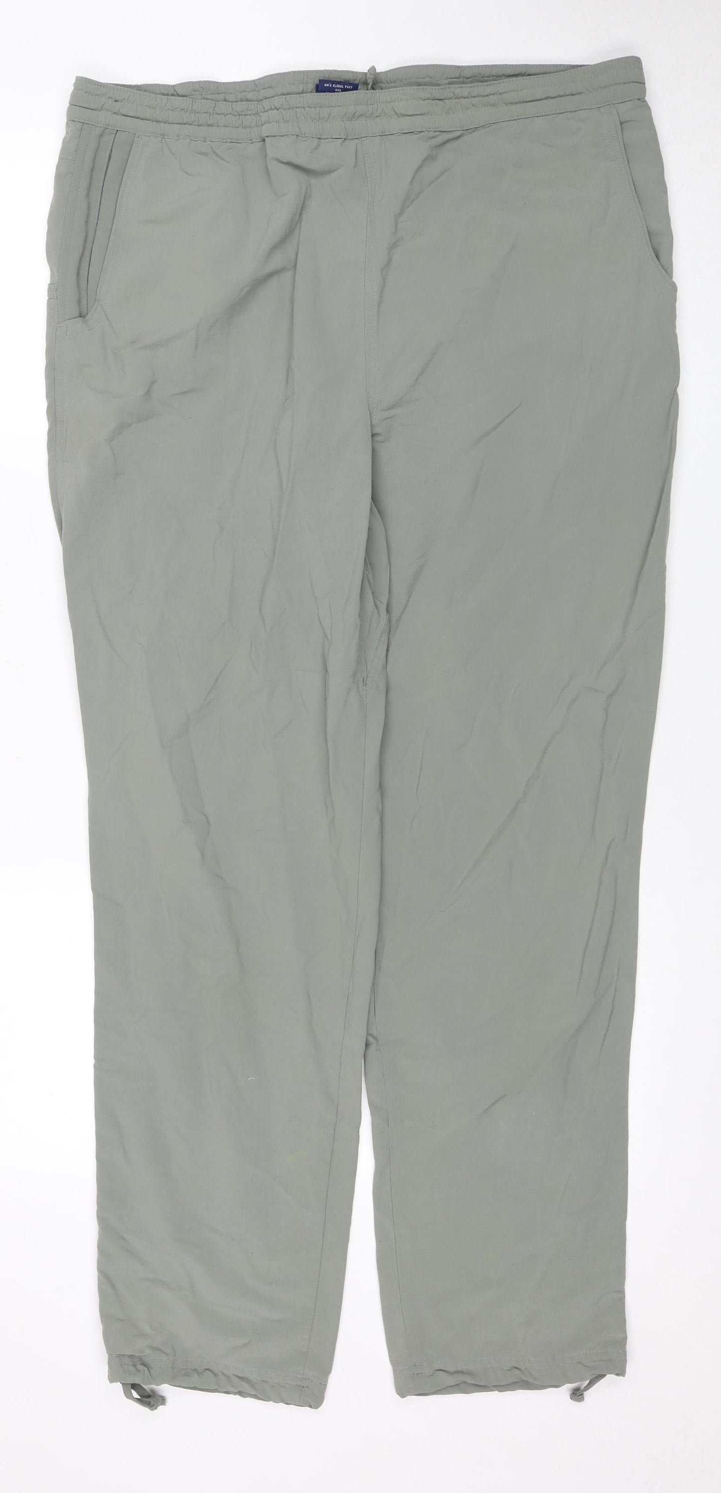 Spray Way Women's Grey Trousers Large Relaxed Fit