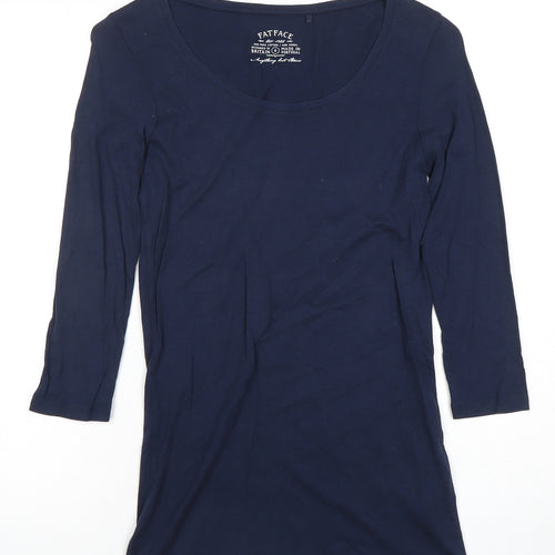 FatFace Women's Blue 3/4 Sleeve Classic T-Shirt