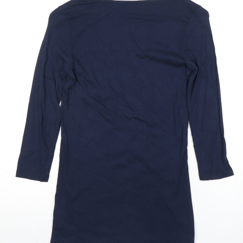 FatFace Women's Blue 3/4 Sleeve Classic T-Shirt